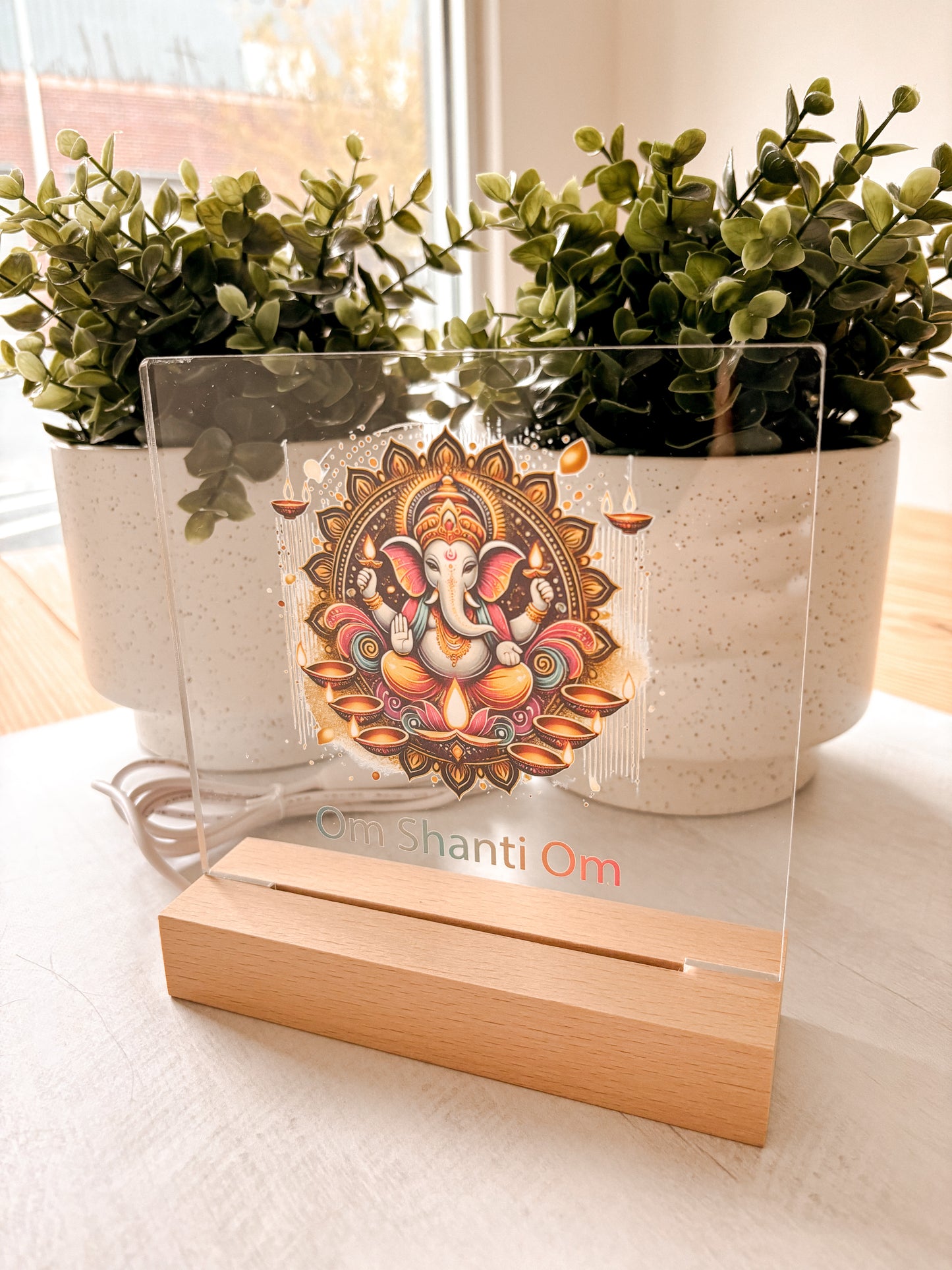 Lord Ganesh Light Up Frame